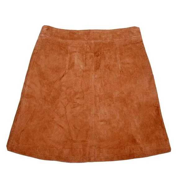 Anthropologie leather skirt size 2 - Picture 2 of 11